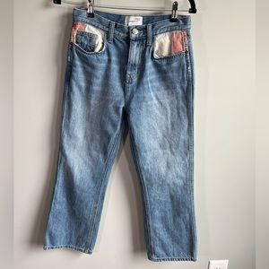 Current Elliott Patch Work Jeans Size 26